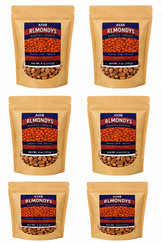Natural Roasted Peanuts /6 bags