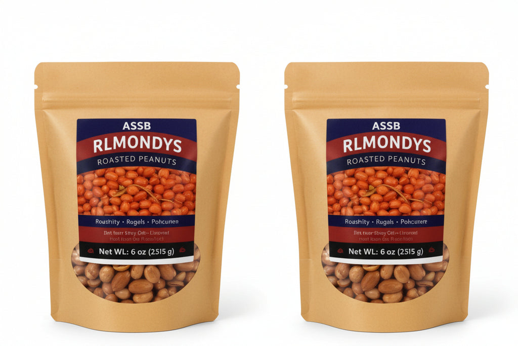 Natural Roasted Peanuts/ 2 bags